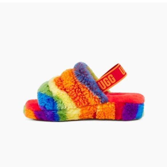 UGG Fluff Yeah Slide Cali Collage - Picture 1 of 5
